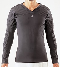 Gepolstertes Langarmunterziehshirt